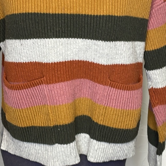 Madewell Stripped Cropped/Short waisted Sweater - Picture 2 of 6
